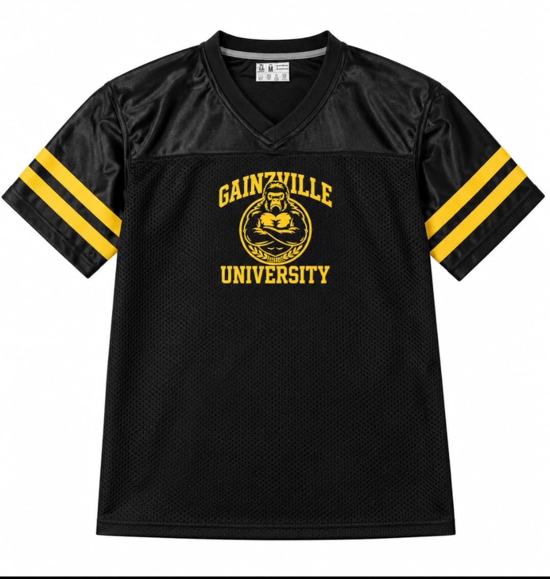 Gainzville University Football Jersey